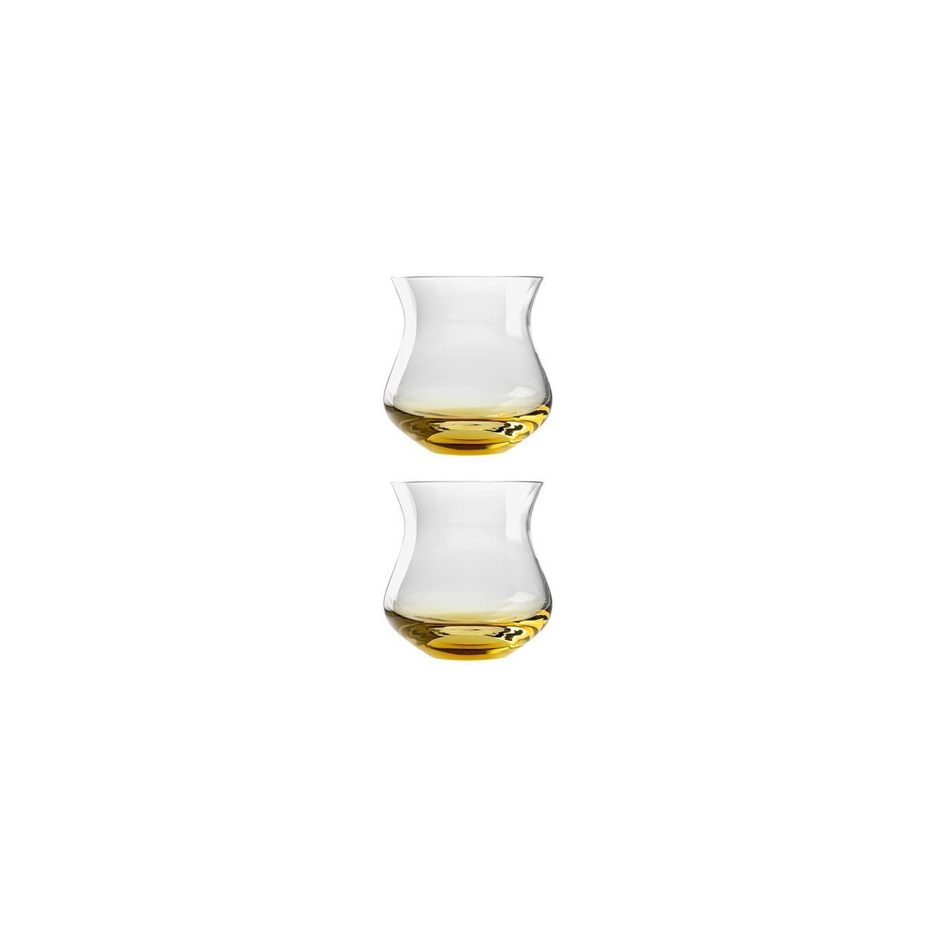 Hering Berlin, Amp, Water glasses set of 2, amber