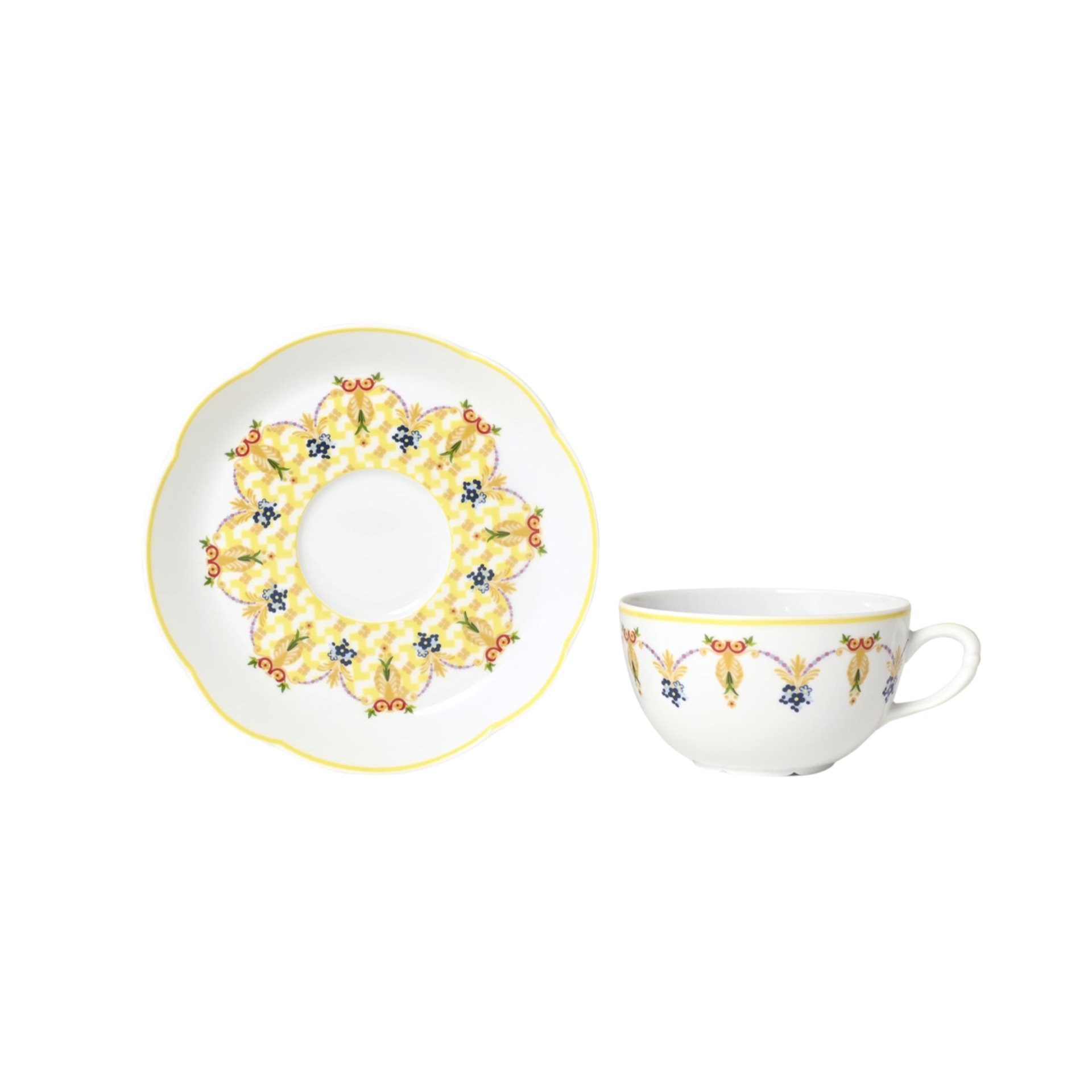 Bernardaud, Trianon, Tea cup and saucer
