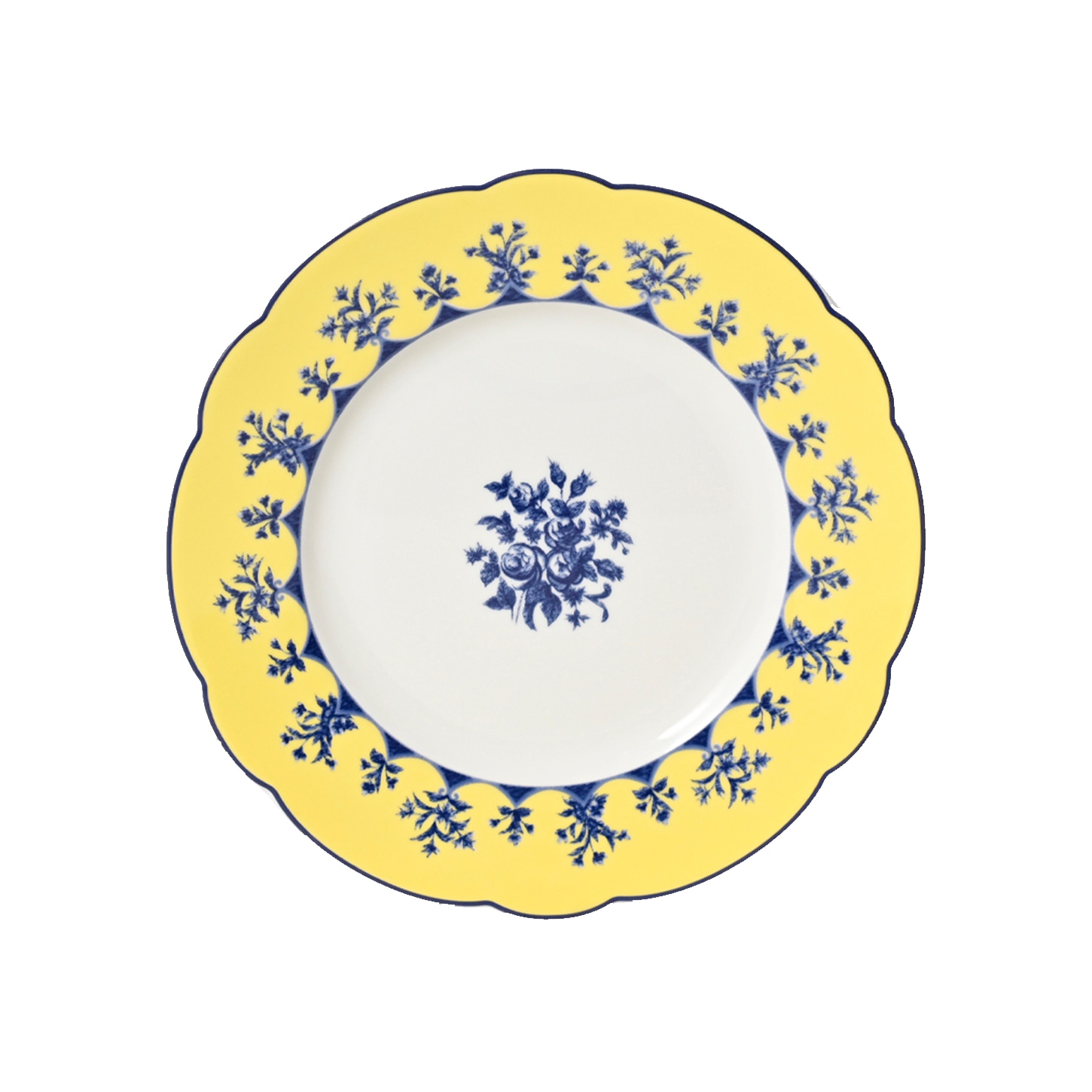 Bernardaud, Chateaubriand couleur, Salad plate, yellow