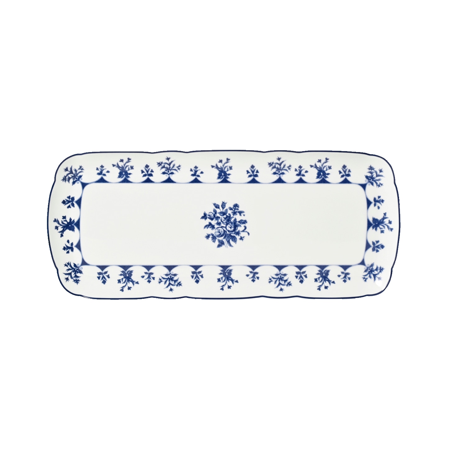 Bernardaud, Chateaubriand couleur, Rectangular cake platter