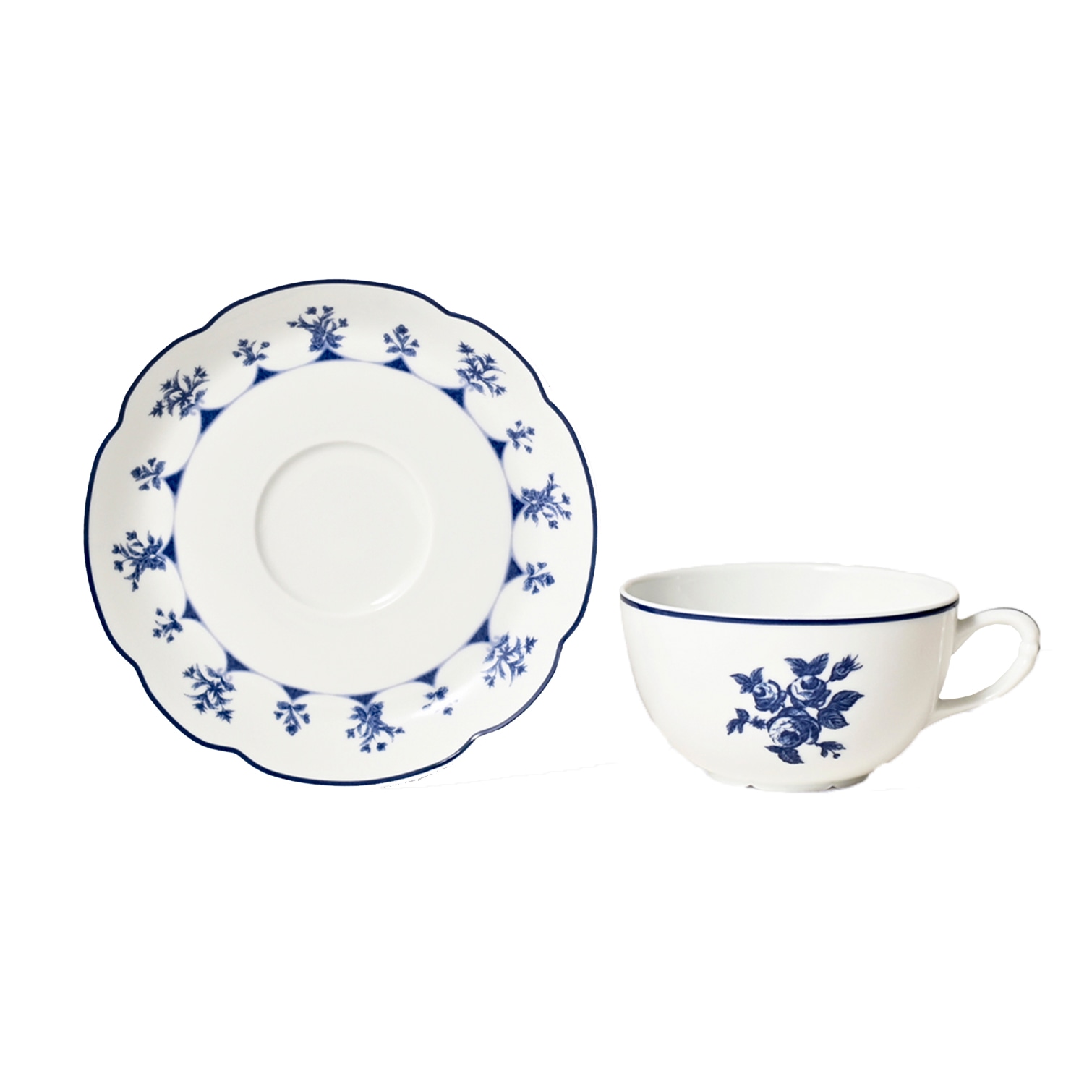 Bernardaud, Chateaubriand couleur, Tea cup and saucer