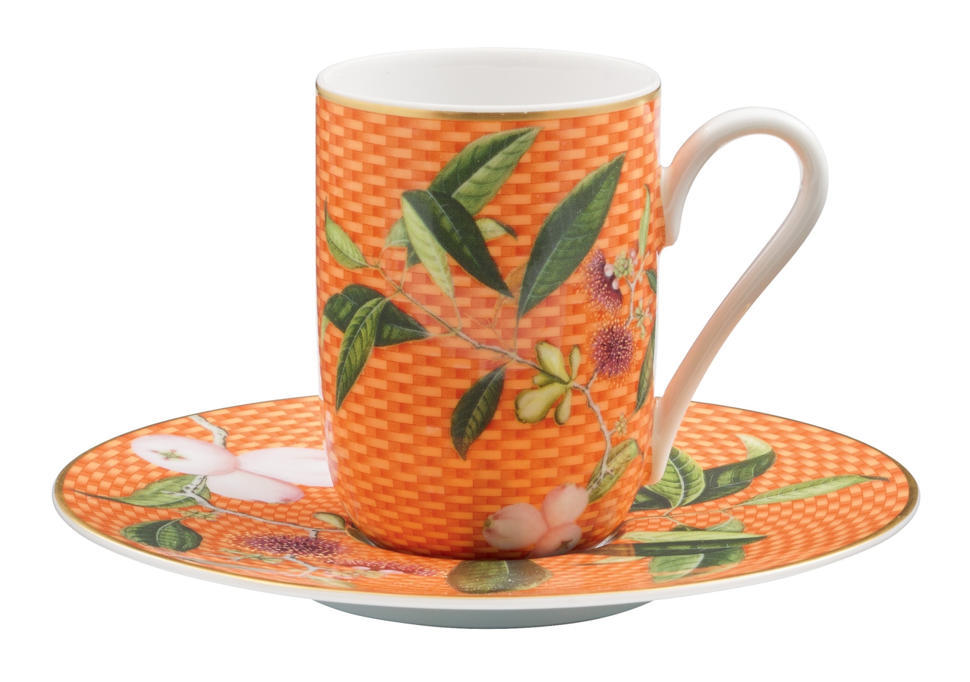 Raynaud, Trésor fleuri, Espresso cup and saucer