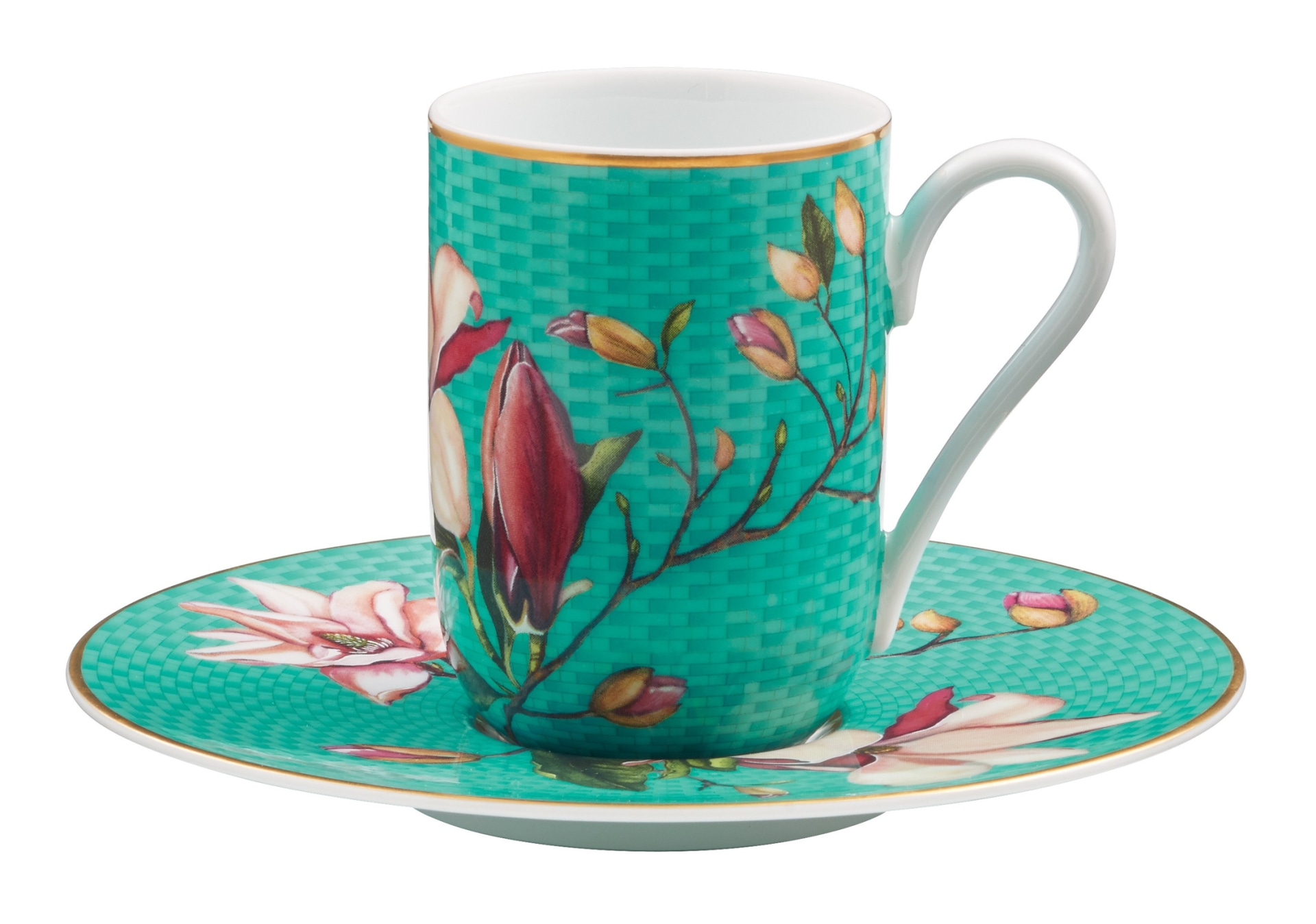 Raynaud, Trésor fleuri, Espresso cup and saucer