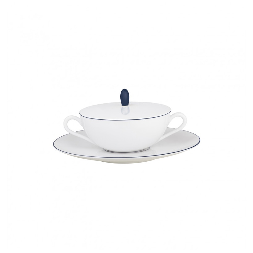 Raynaud, Monceau Abysses Blue, Cream soup saucer