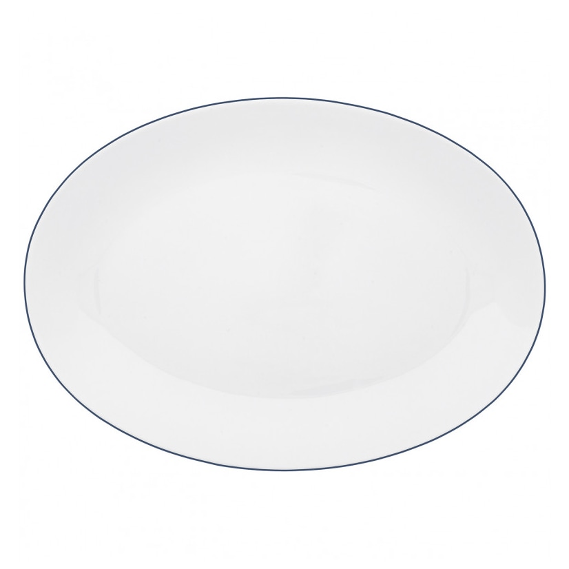 Raynaud, Monceau Abysses Blue, Oval platter, large