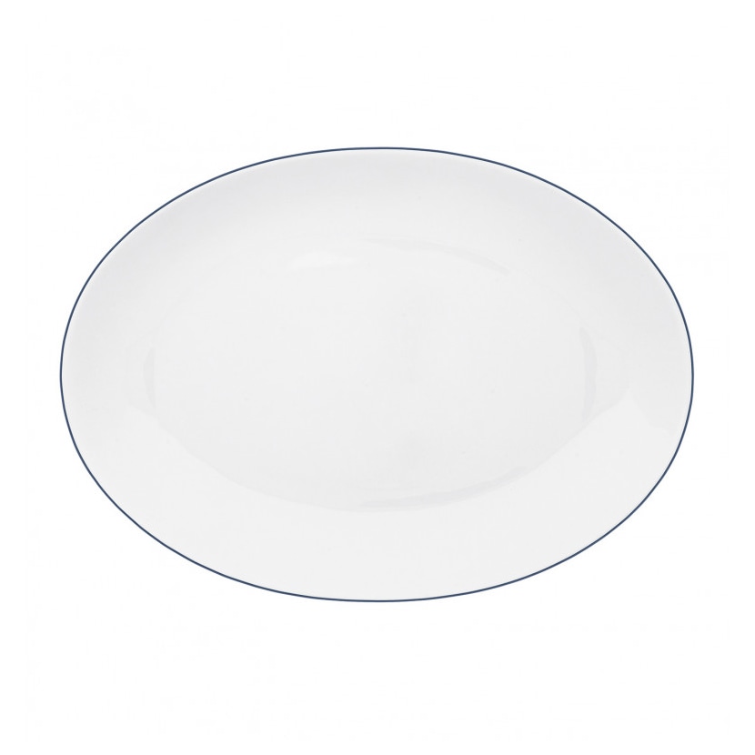 Raynaud, Monceau Abysses Blue, Oval platter, medium