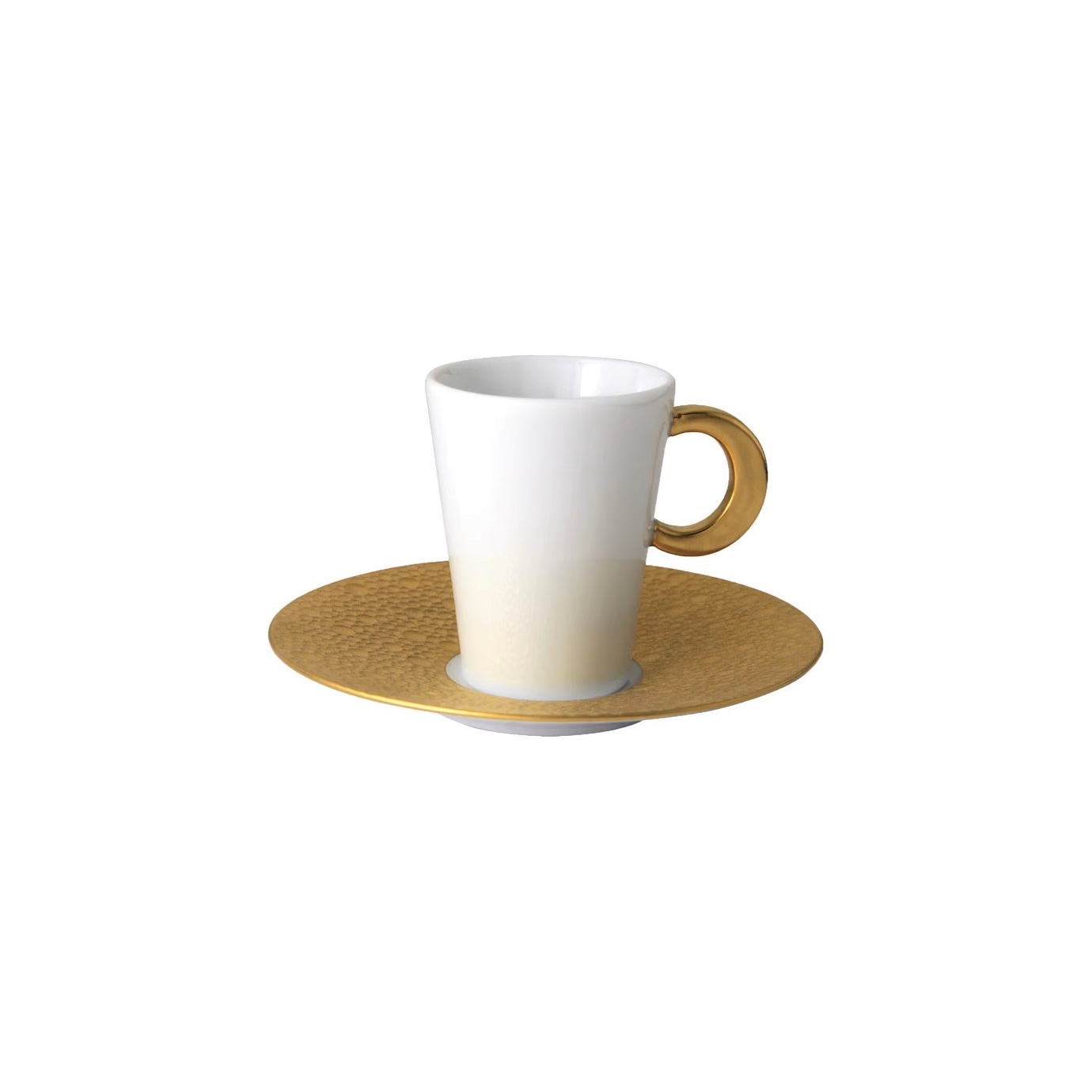 Bernardaud, Ecume Gold, Espresso cup and saucer