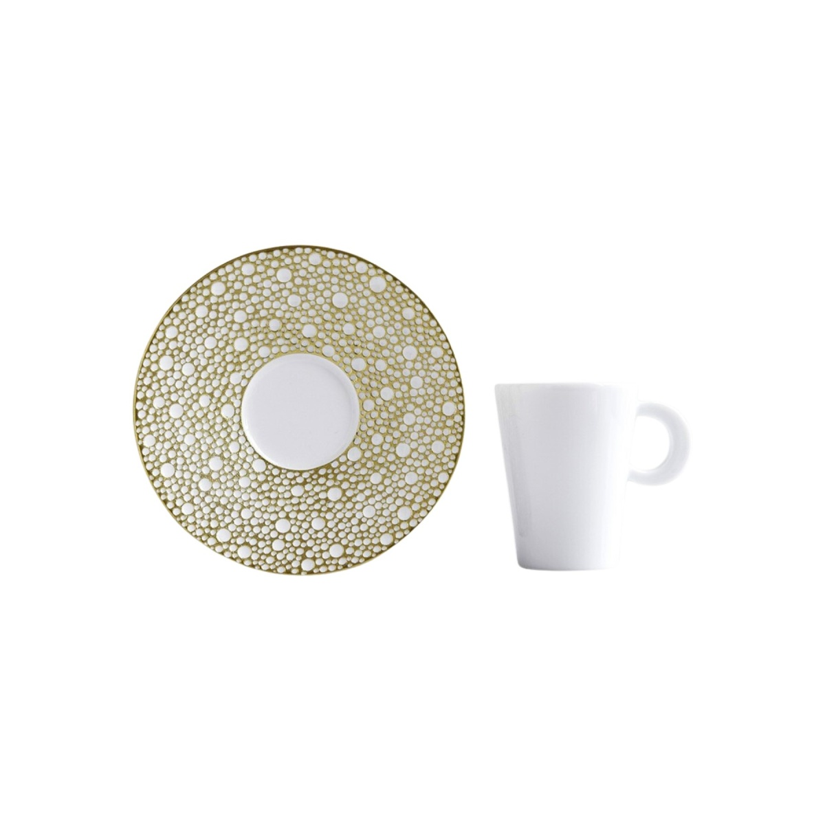 Bernardaud, Ecume Mordoré, Espresso cup and saucer