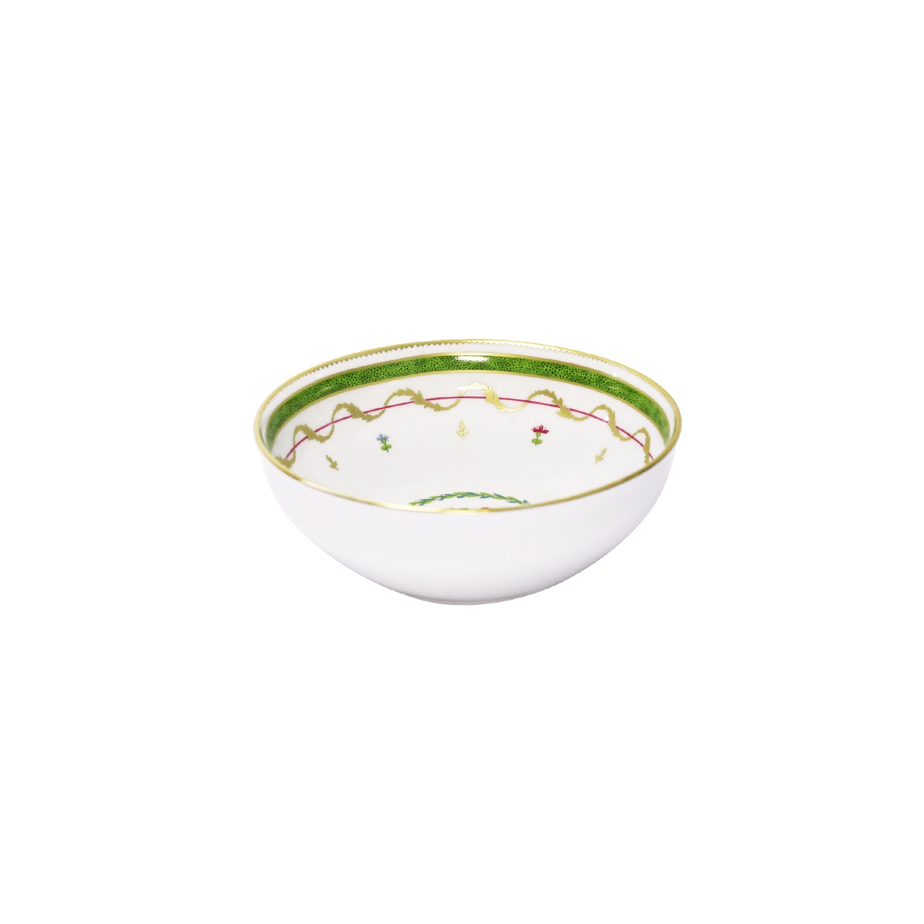 Haviland, Vieux Paris vert, Individual salad bowl