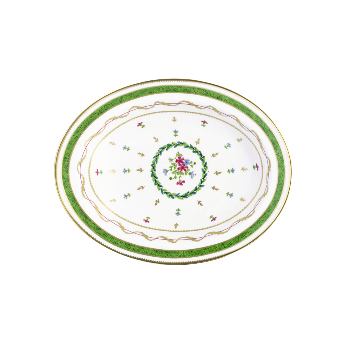 Haviland, Vieux Paris vert, Vegetable dish
