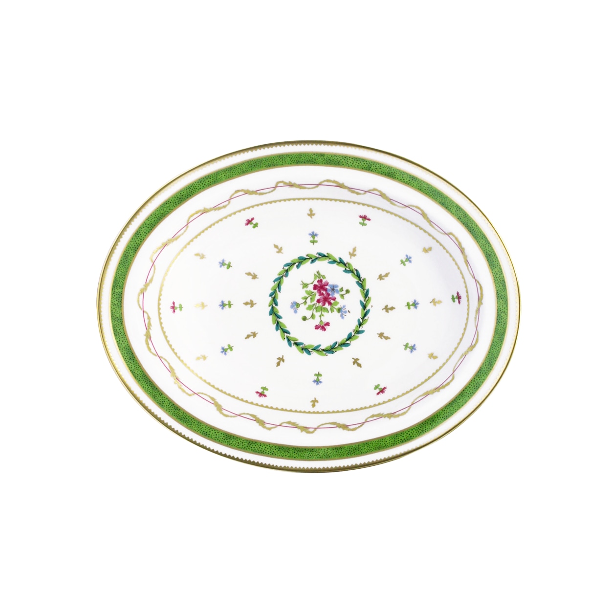 Haviland, Vieux Paris vert, Vegetable dish