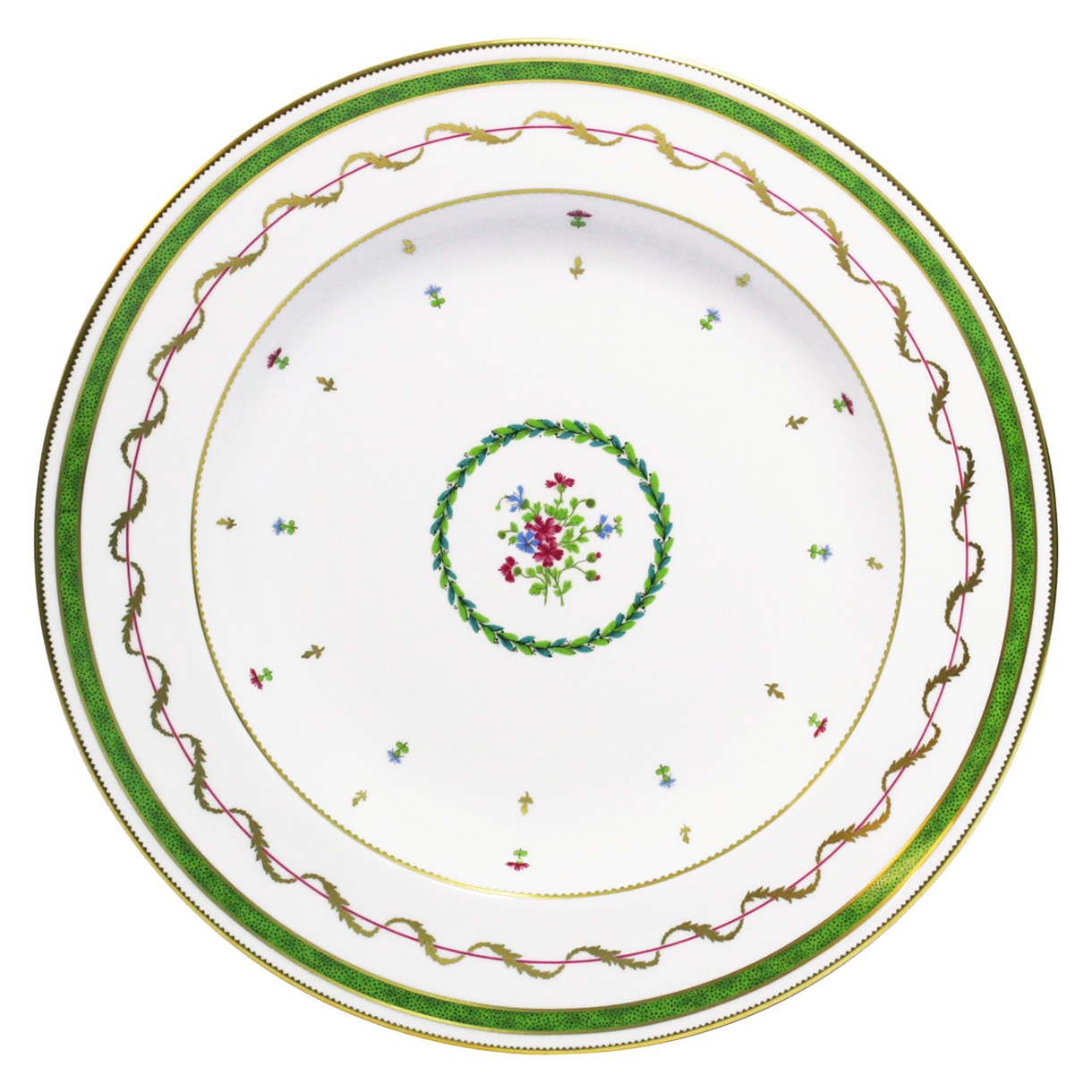 Haviland, Vieux Paris vert, Deep platter