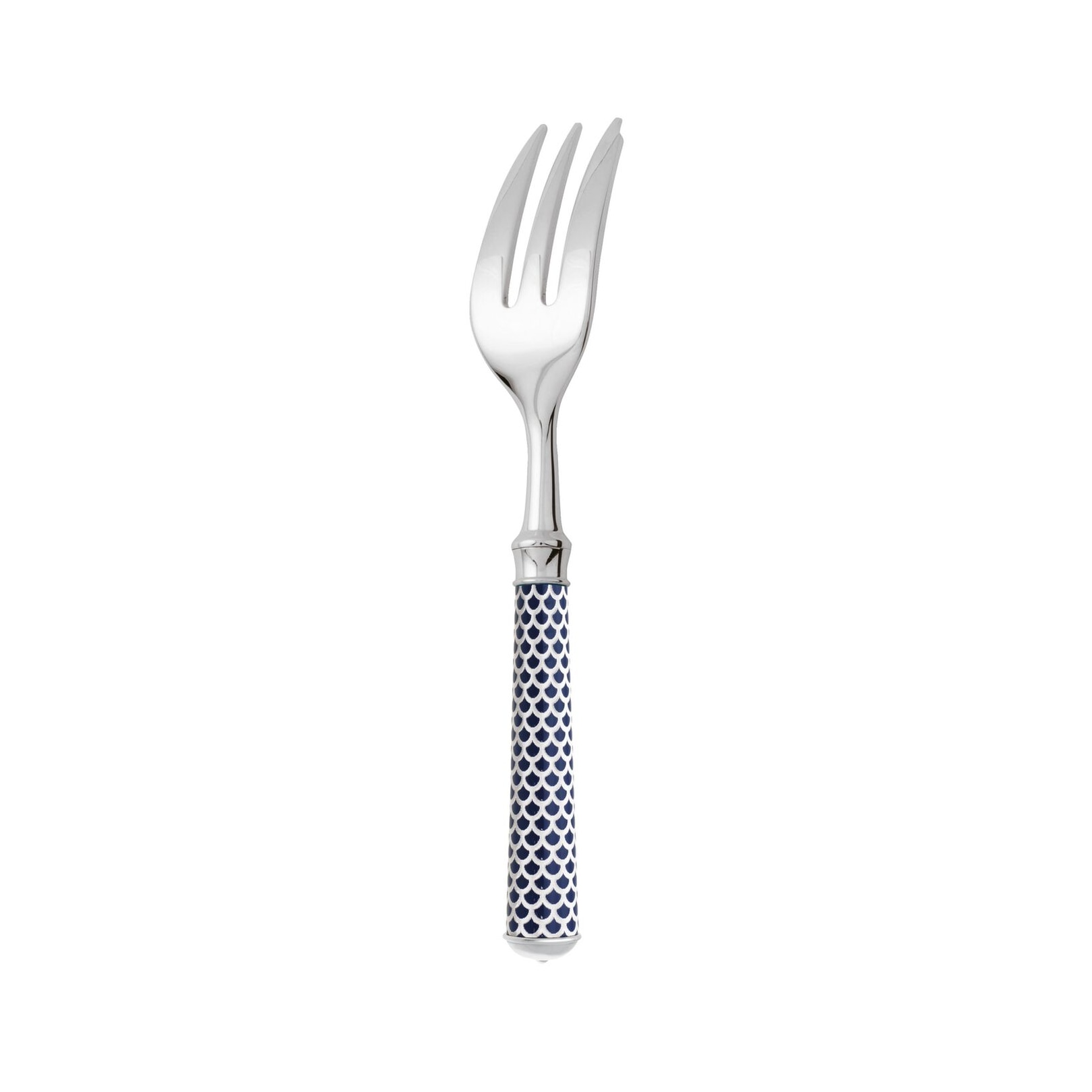 Ercuis, Arts decoratifs coupole navy blue, Pastry fork