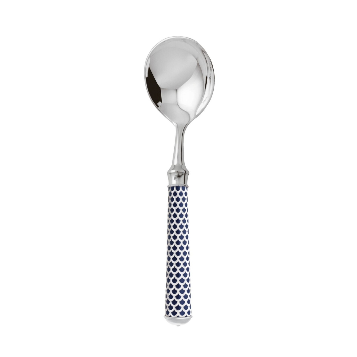 Ercuis, Arts decoratifs coupole navy blue, Bouillon spoon