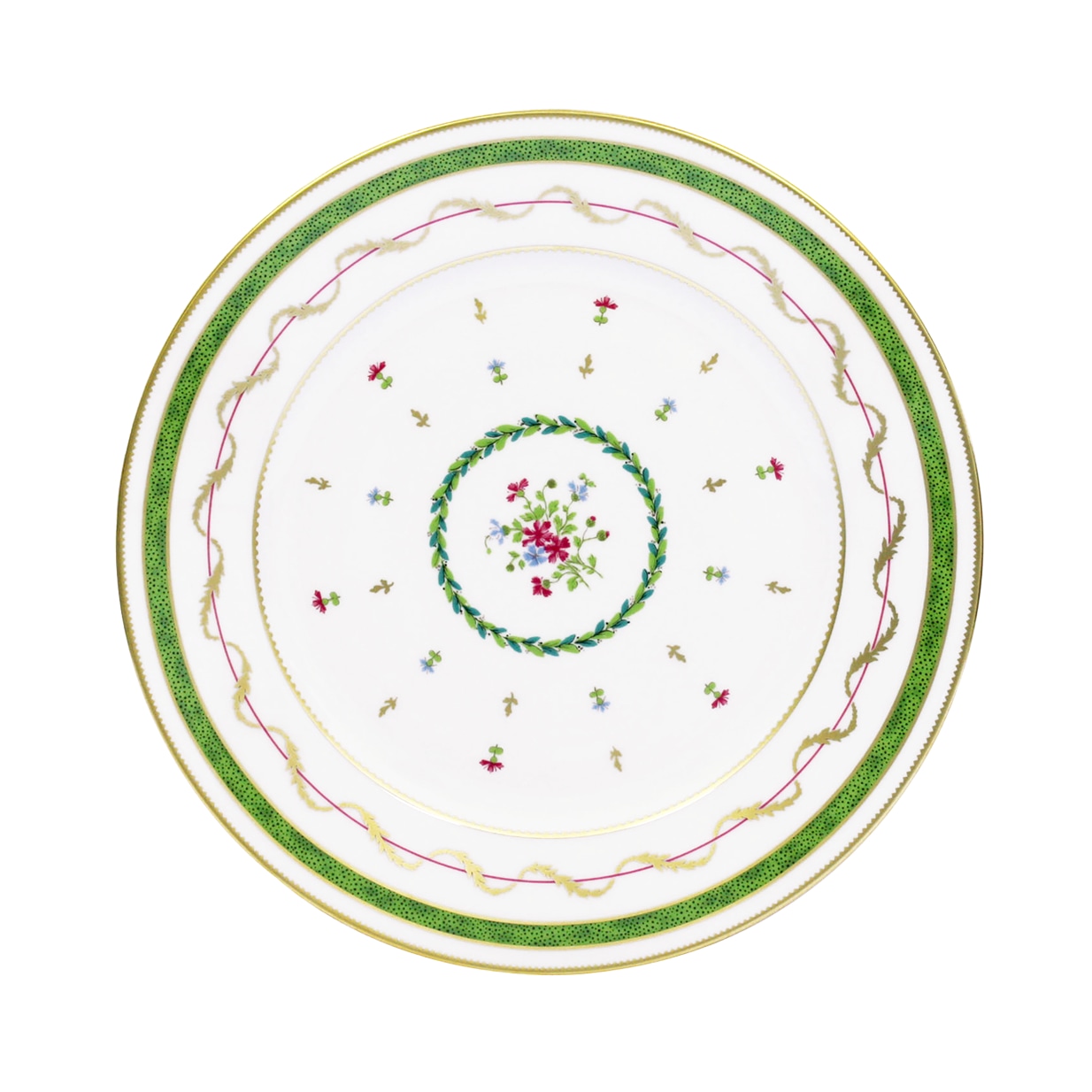 Haviland, Vieux Paris vert, Dinner plate