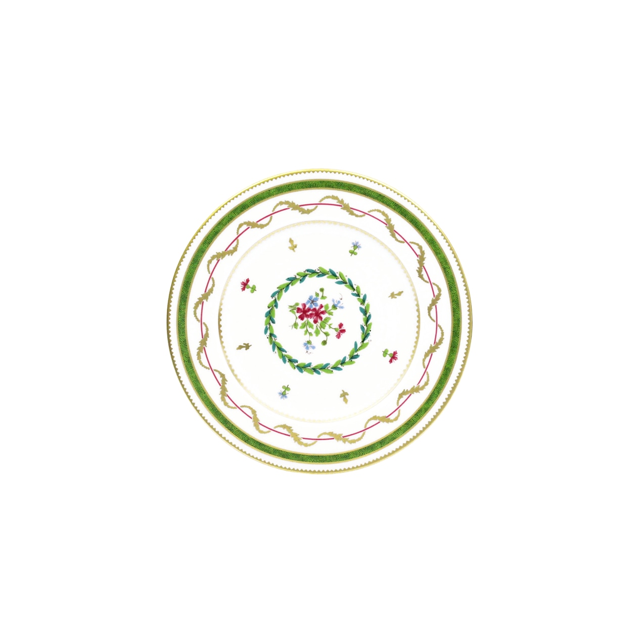 Haviland, Vieux Paris vert, Bread and butter plate