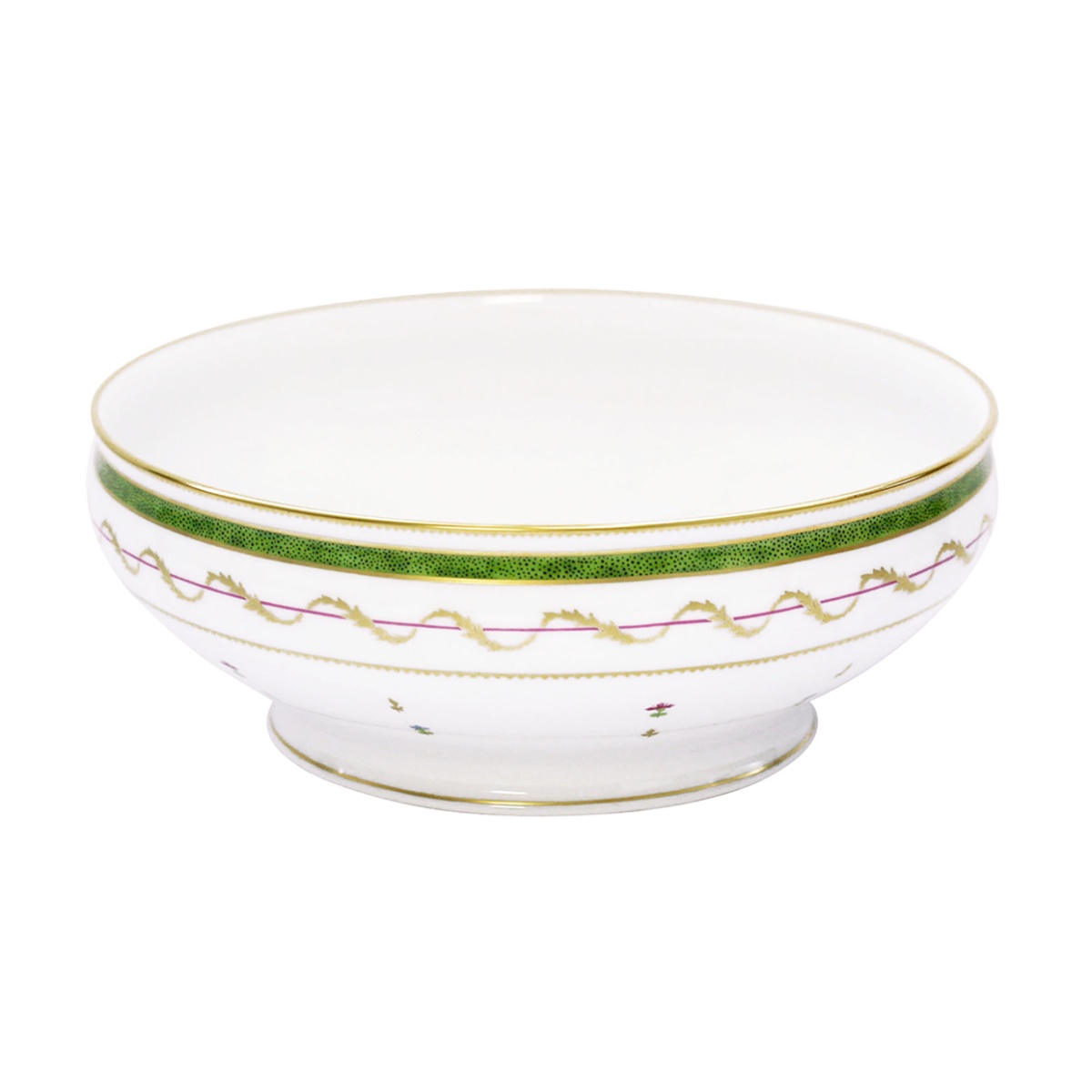 Haviland, Vieux Paris vert, Salad bowl