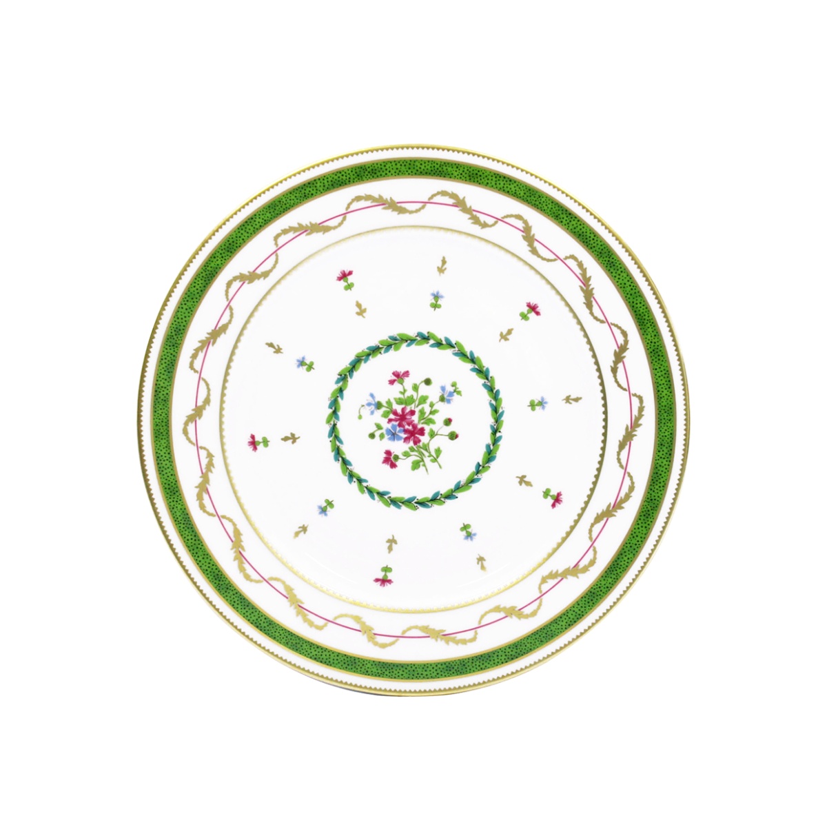 Haviland, Vieux Paris vert, Set of 2 dessert plates