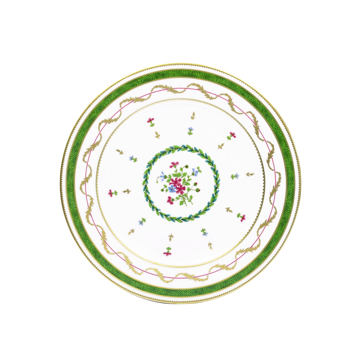 Haviland, Vieux Paris vert, Set of 2 dessert plates