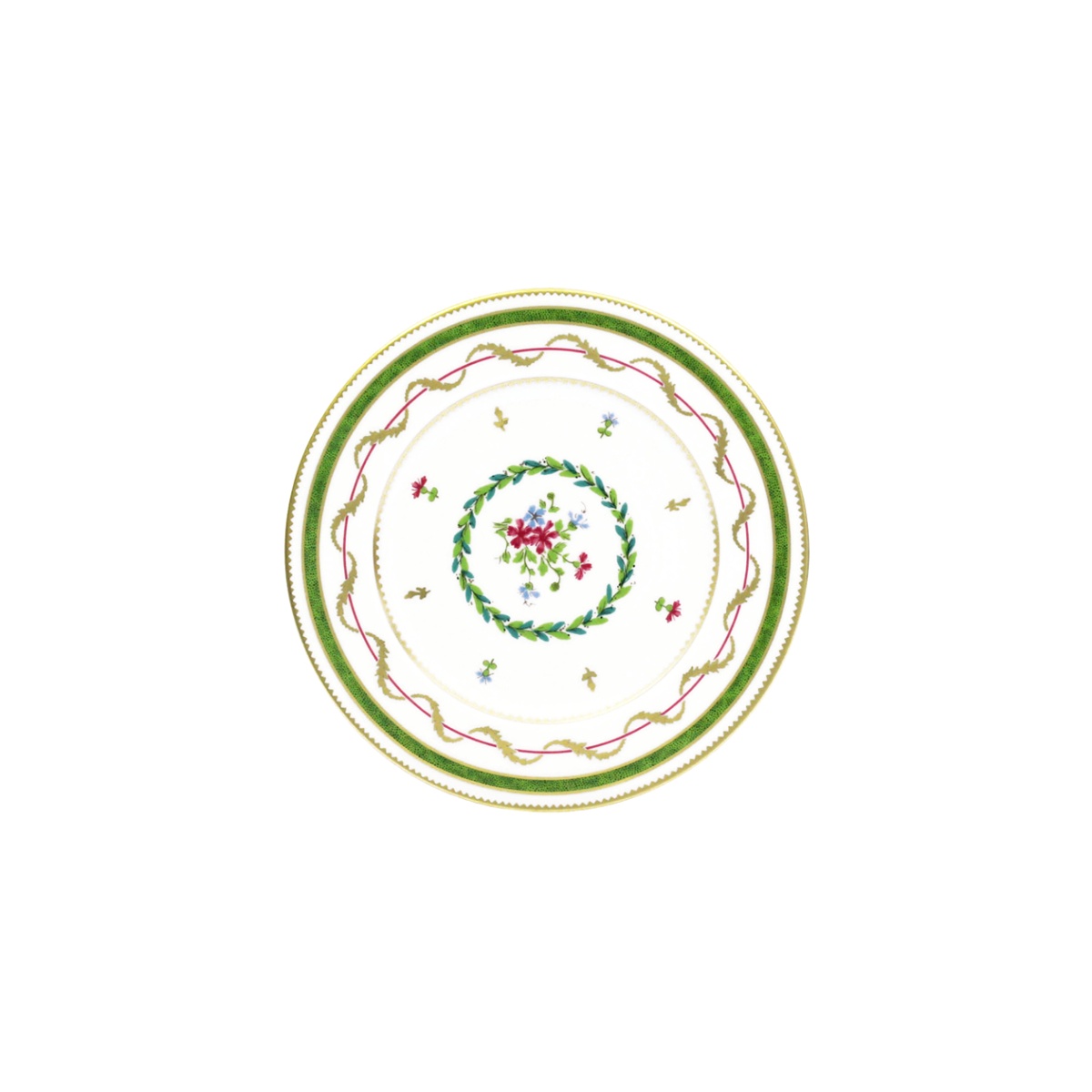 Haviland, Vieux Paris vert, Set of 2 bread and butter plates