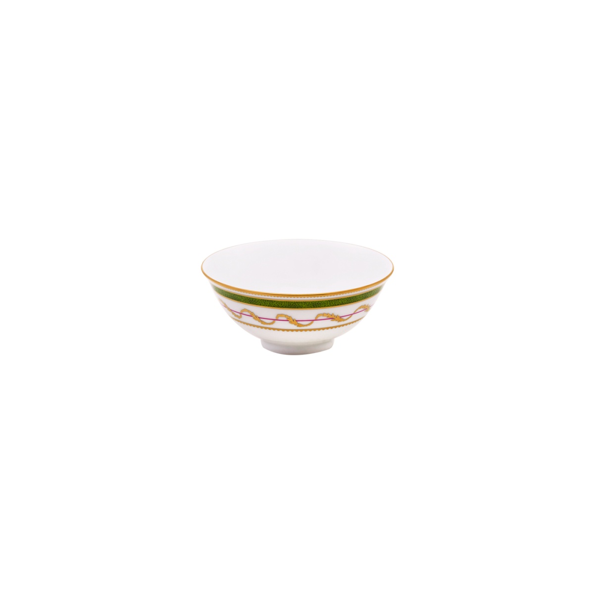 Haviland, Vieux Paris vert, Set of 2 rice bowls
