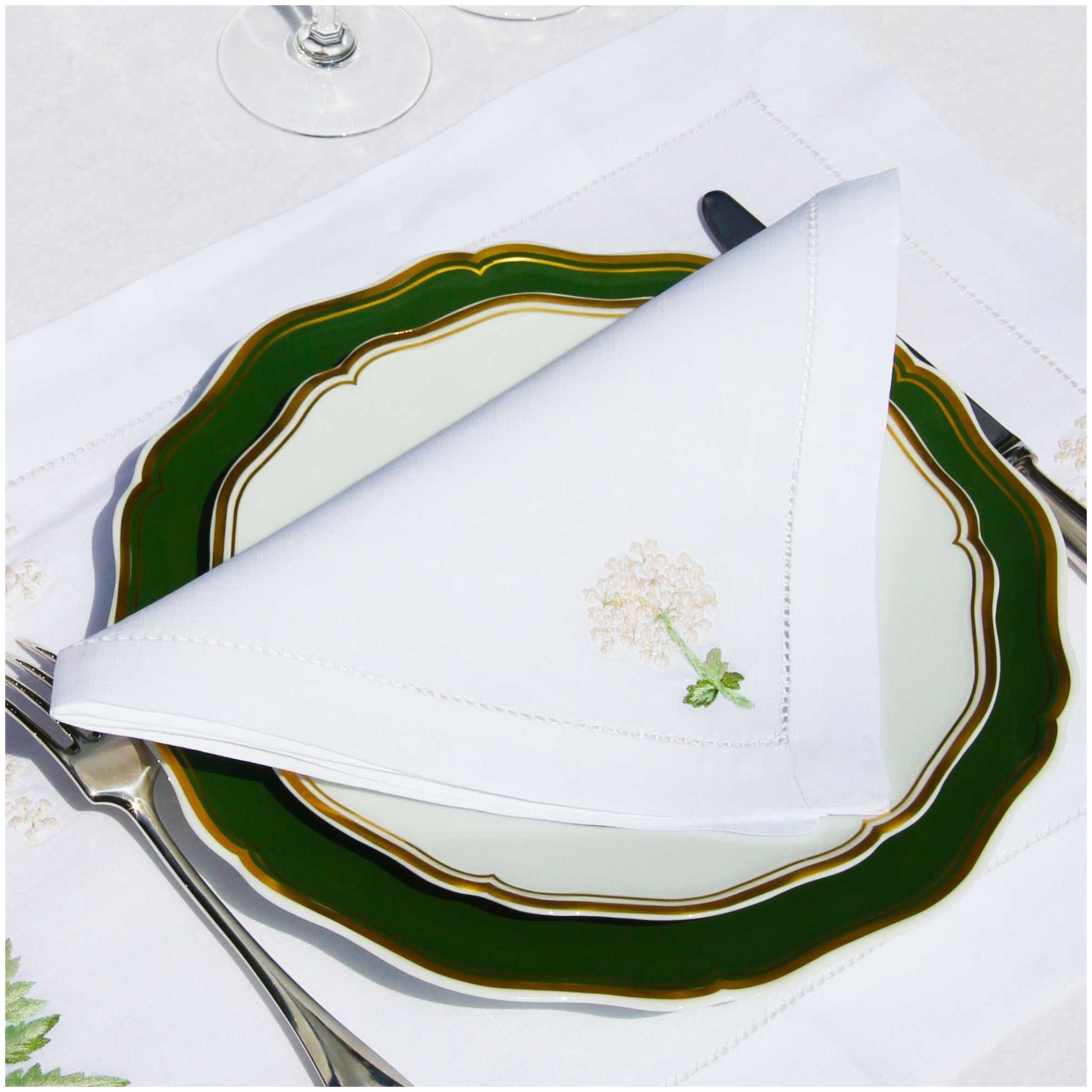 Valombreuse, Angélique table linen, Napkins