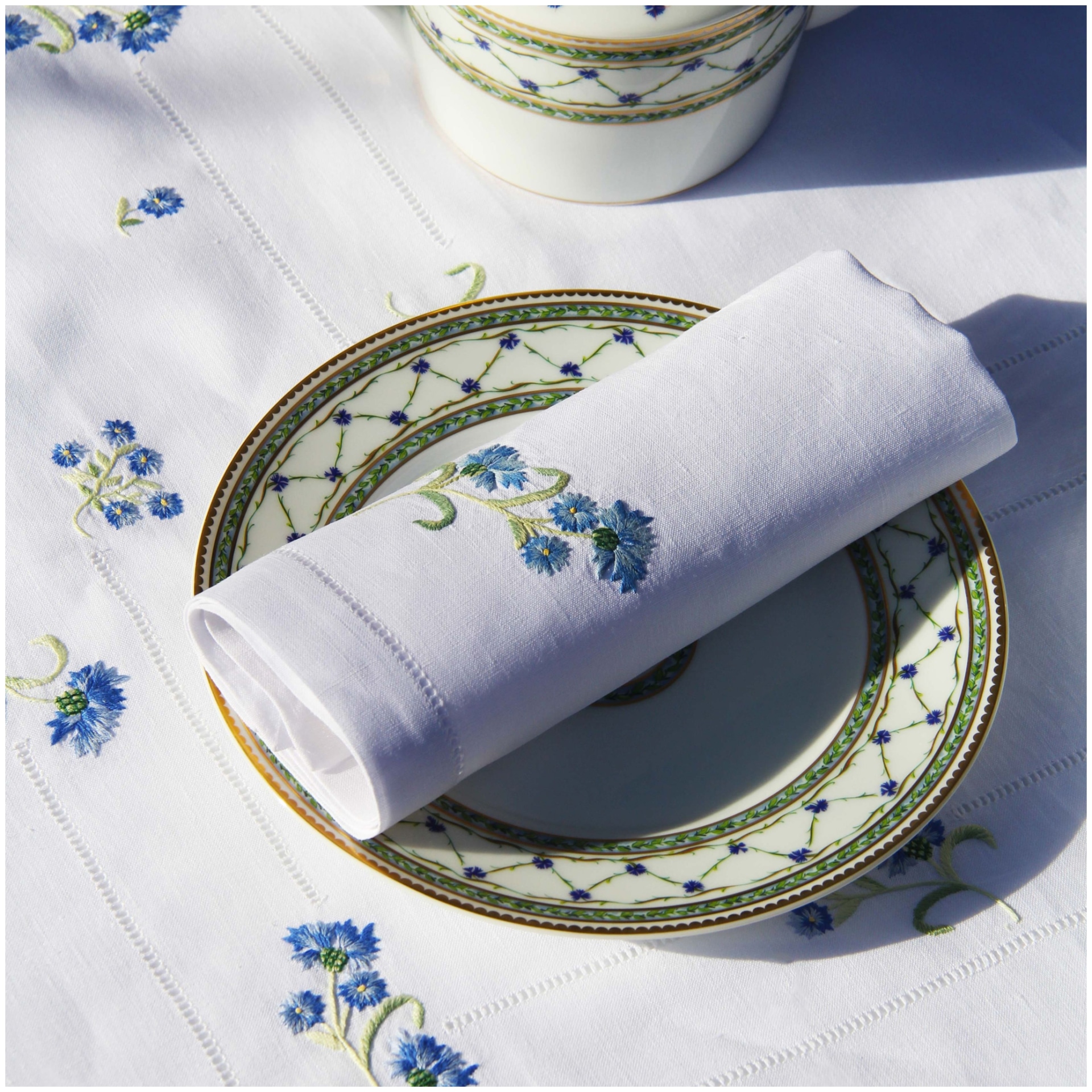 Valombreuse, Bleuet, Napkins