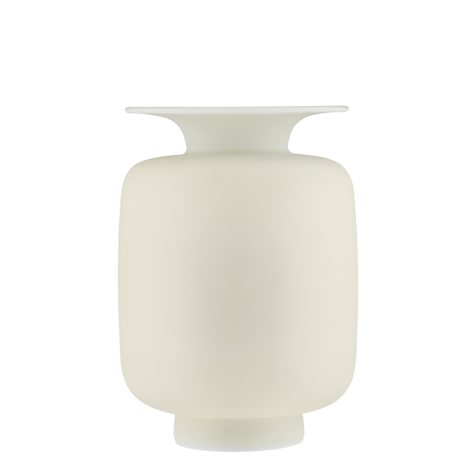 Fürstenberg, Fluen white, Vase, pastel yellow