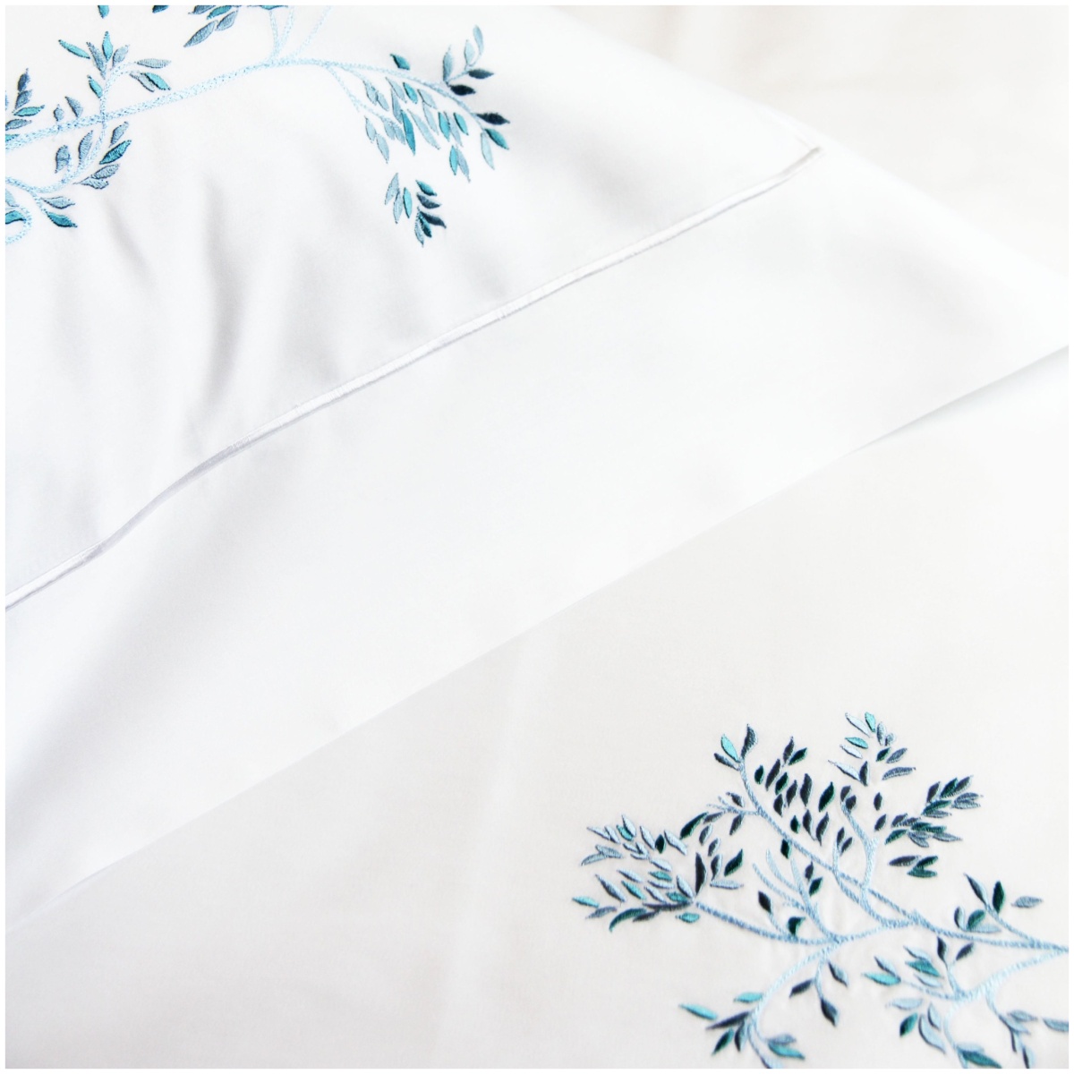 Valombreuse, Nagoya bed linen, Duvet cover, blue