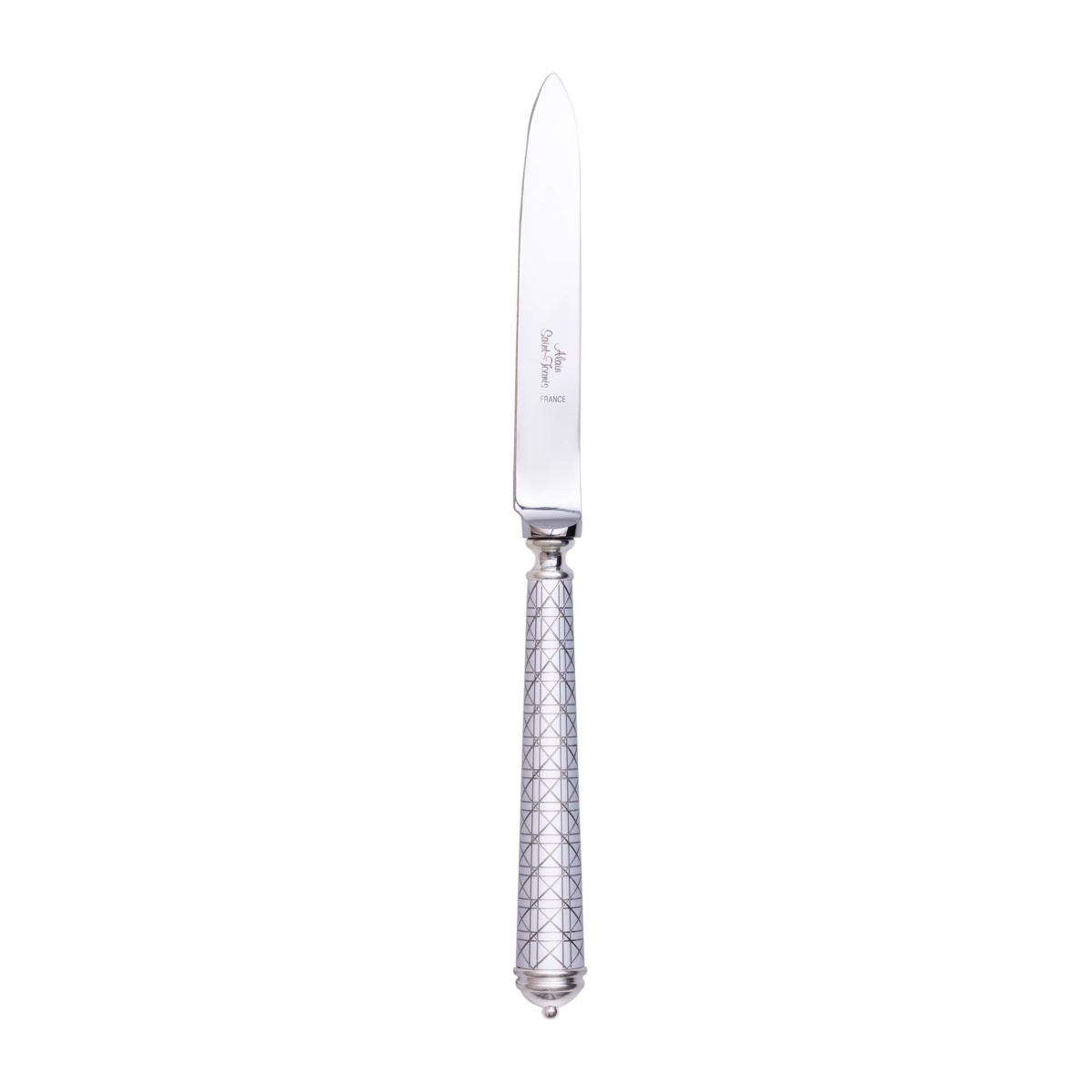 Alain Saint-Joanis, Croisette White, silver plated, Dessert knife