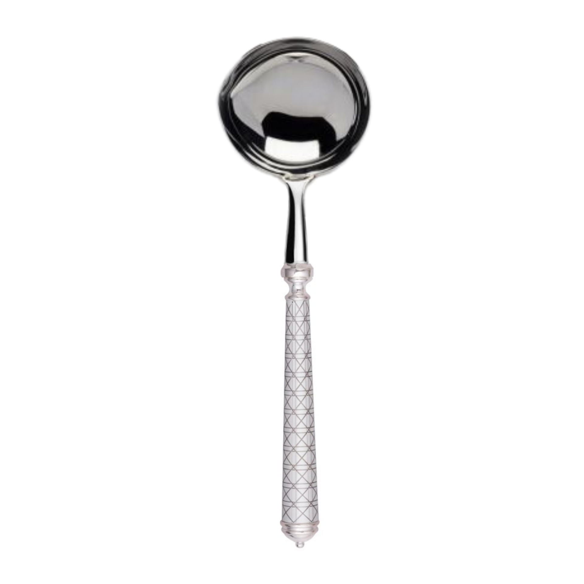 Alain Saint-Joanis, Croisette White, silver plated, Cream ladle