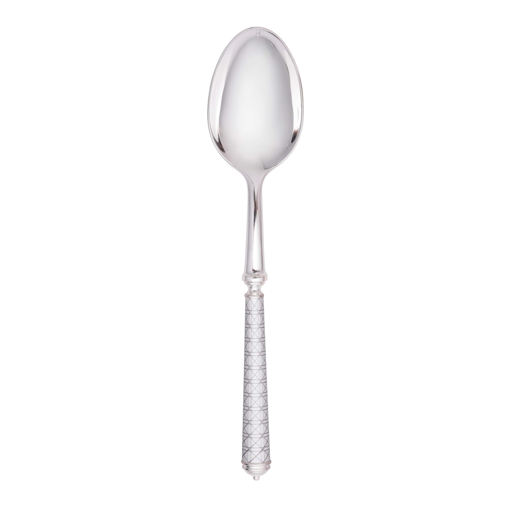 Alain Saint-Joanis, Croisette White, silver plated, Serving spoon
