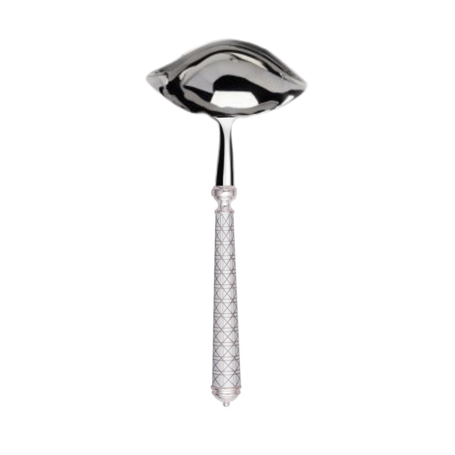 Alain Saint-Joanis, Croisette White, silver plated, Gravy ladle