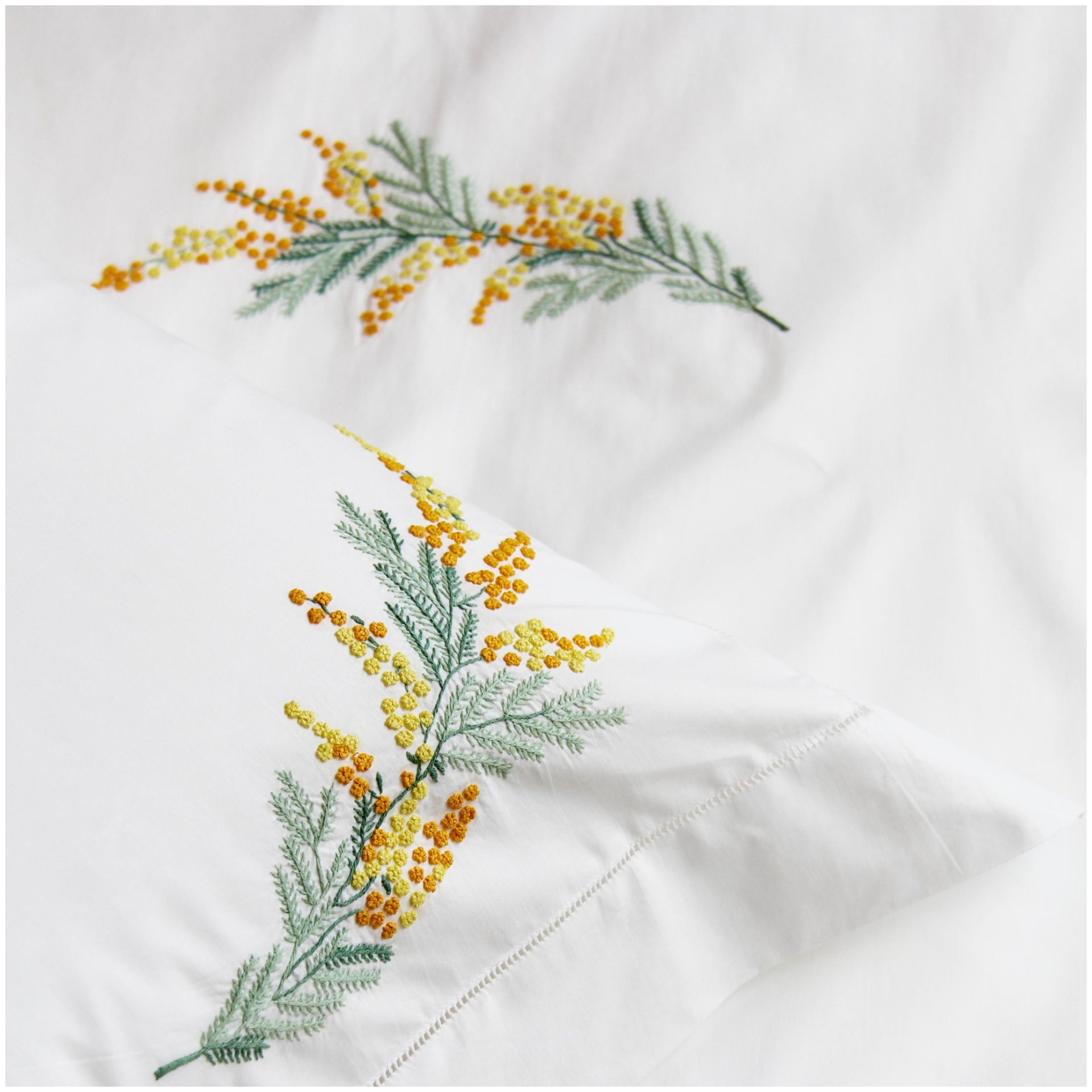 Valombreuse, Mimosa bed linen, Sheet