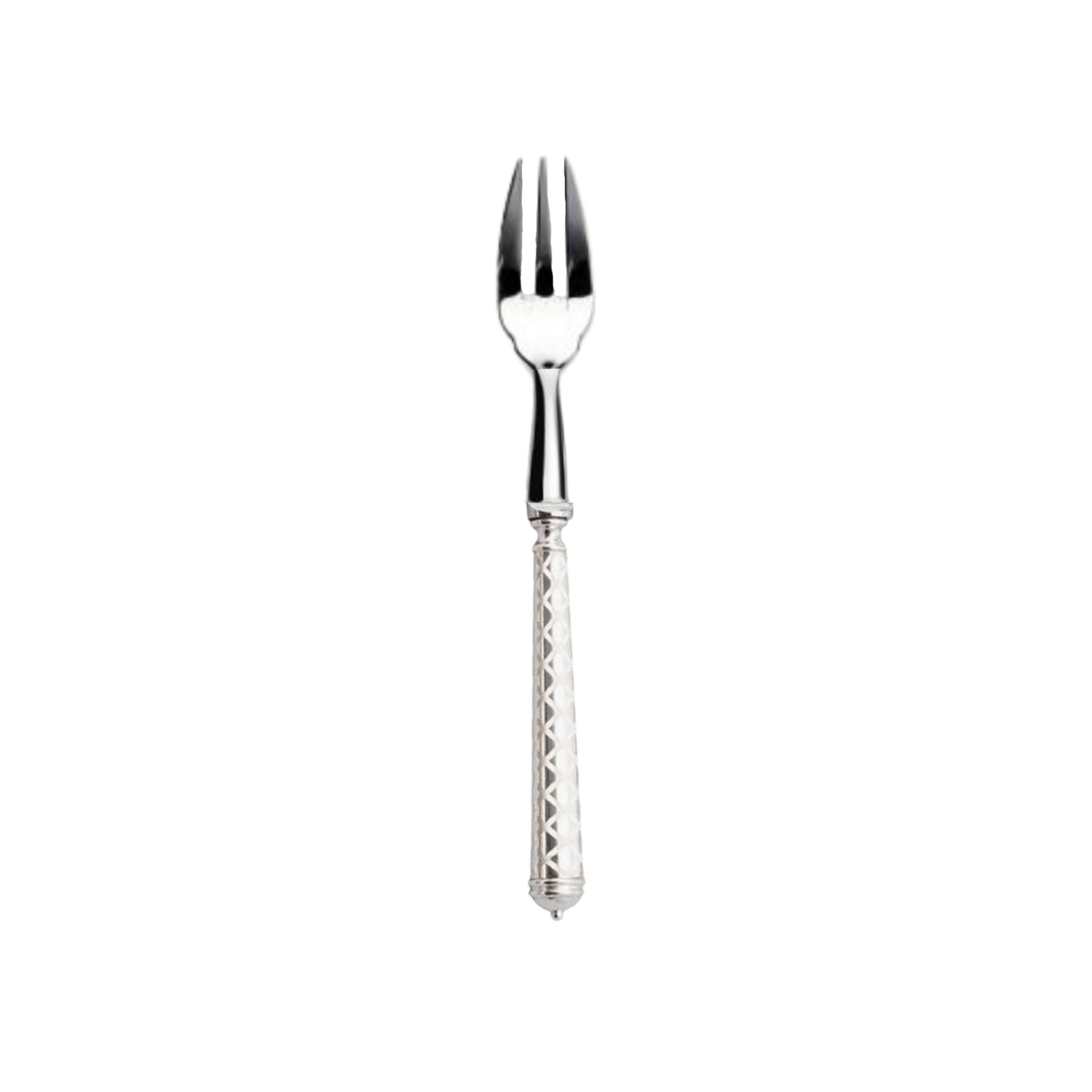 Alain Saint-Joanis, Losange, silver plated, Fish fork