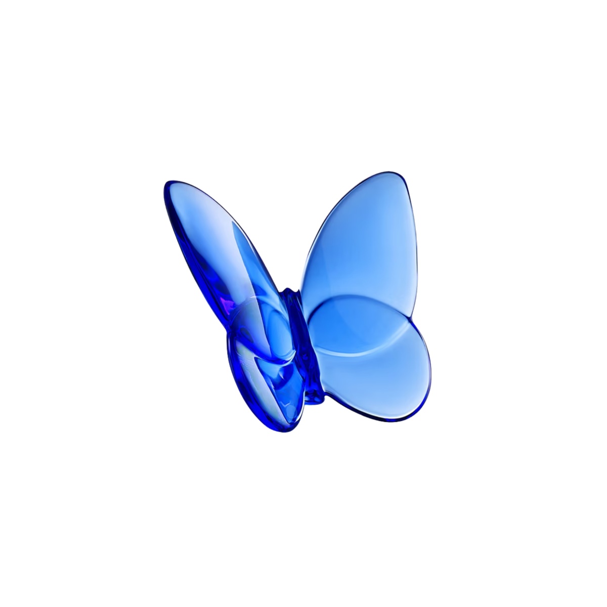 Baccarat, Lucky Butterflies, Butterfly sculpture, blue