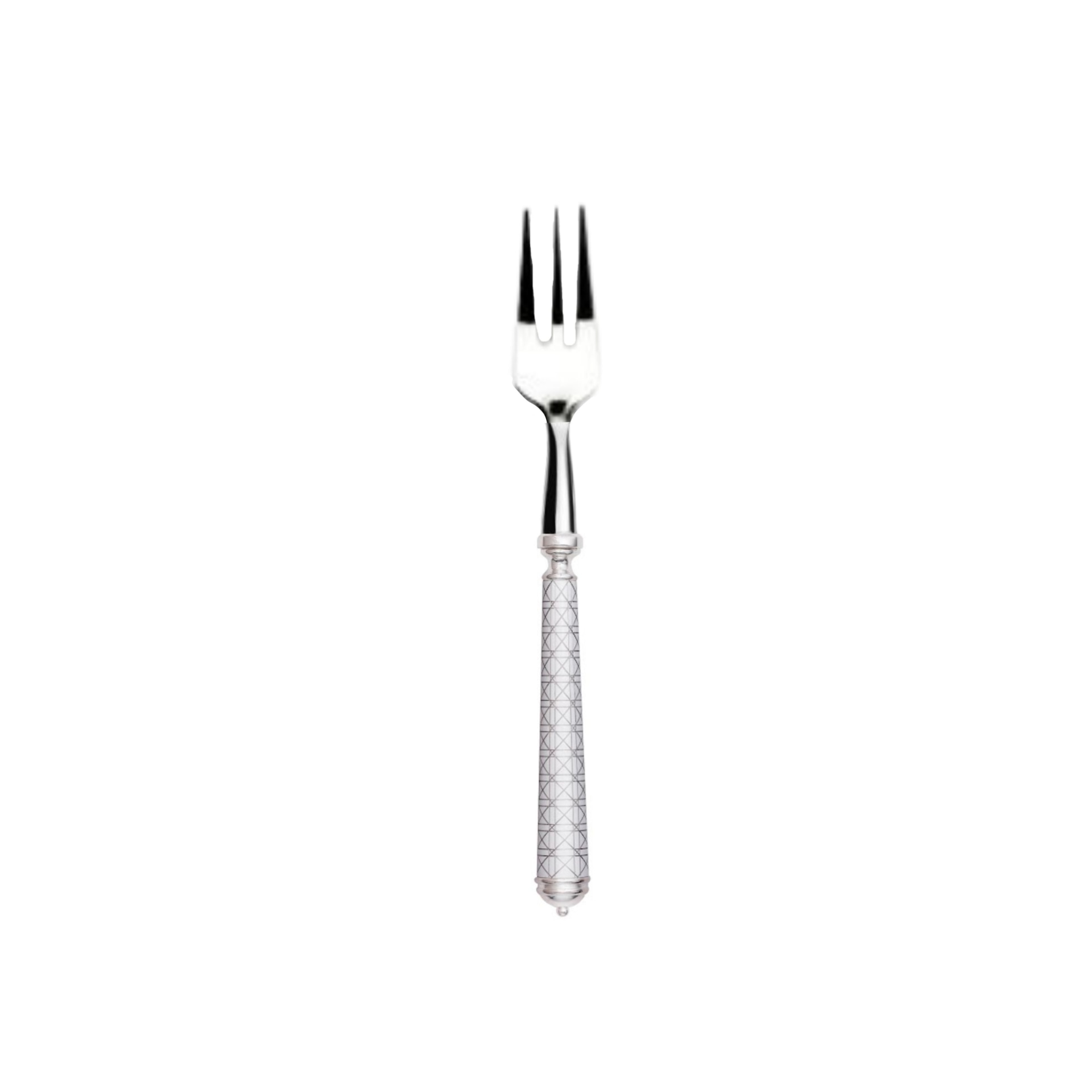 Alain Saint-Joanis, Croisette White, silver plated, Fruit fork