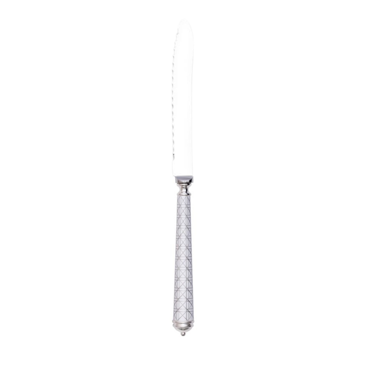 Alain Saint-Joanis, Croisette White, silver plated, Bread knife