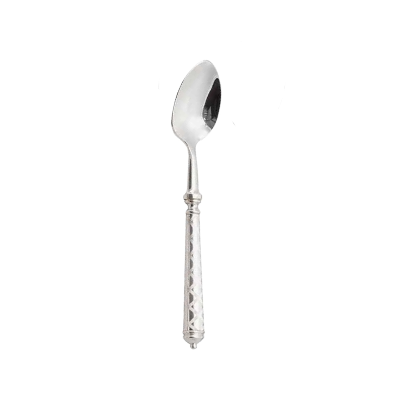 Alain Saint-Joanis, Losange, silver plated, Dessert spoon