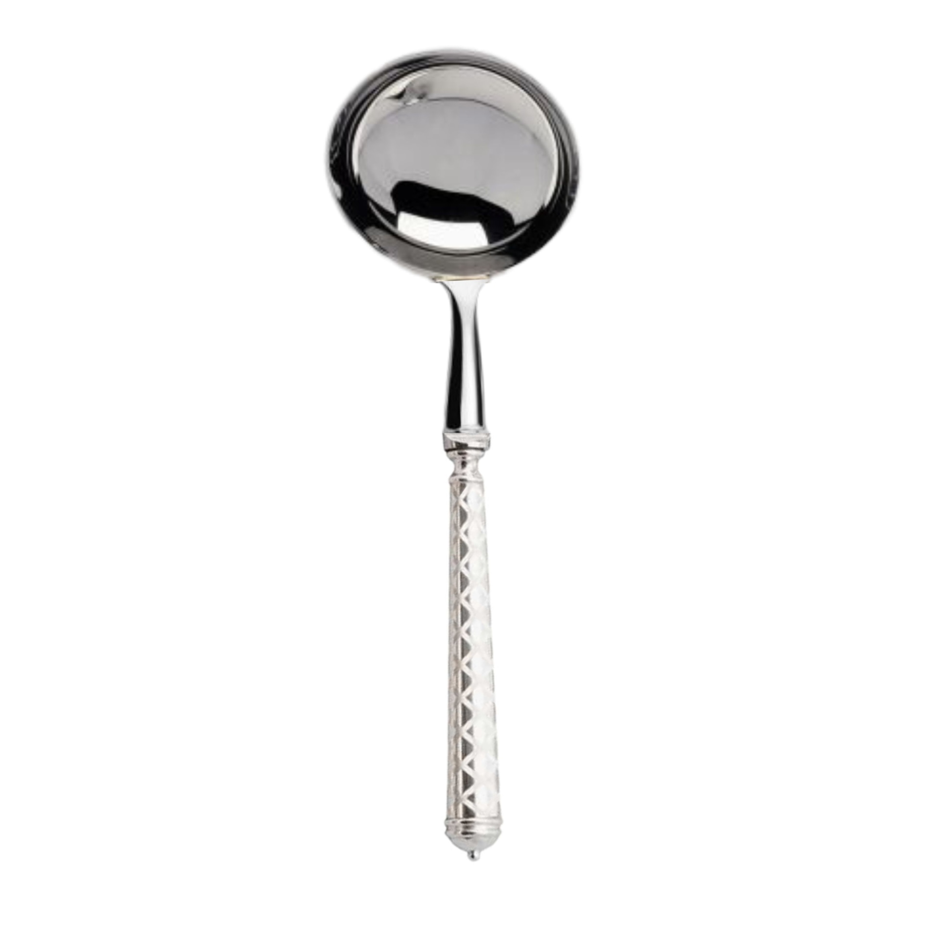 Alain Saint-Joanis, Losange, silver plated, Soup ladle