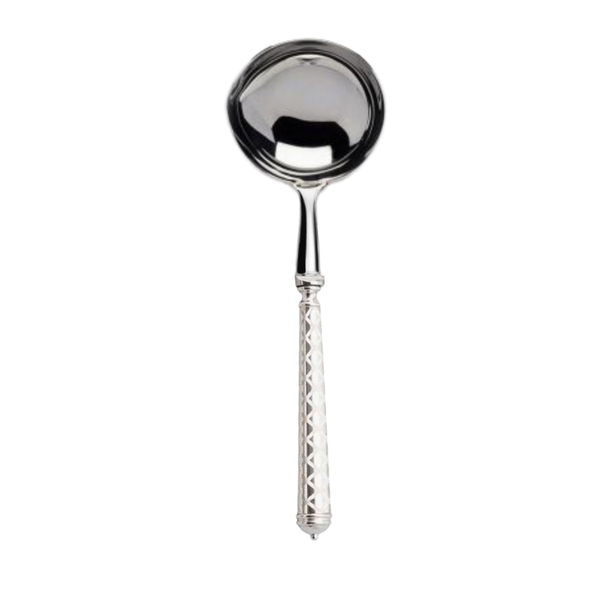 Alain Saint-Joanis, Losange, silver plated, Cream ladle