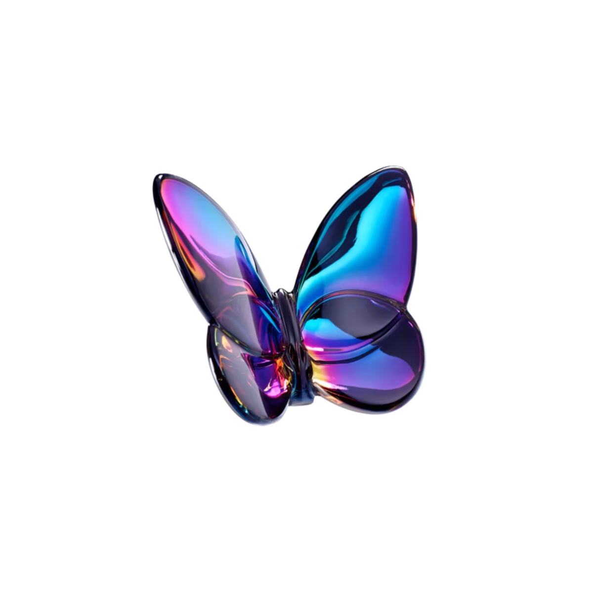 Baccarat, Lucky Butterflies, Butterfly sculpture, blue scarabee