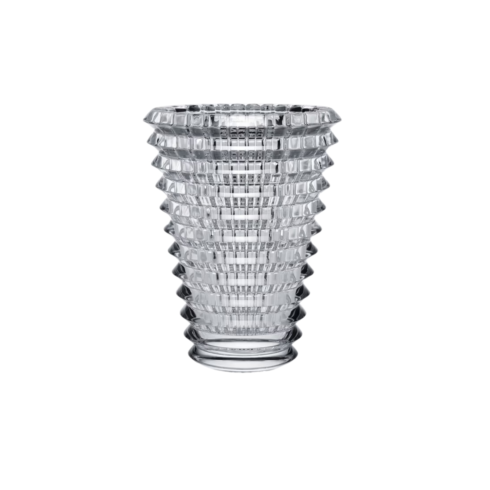 Baccarat, Eye vases, Oval vase medium, clear