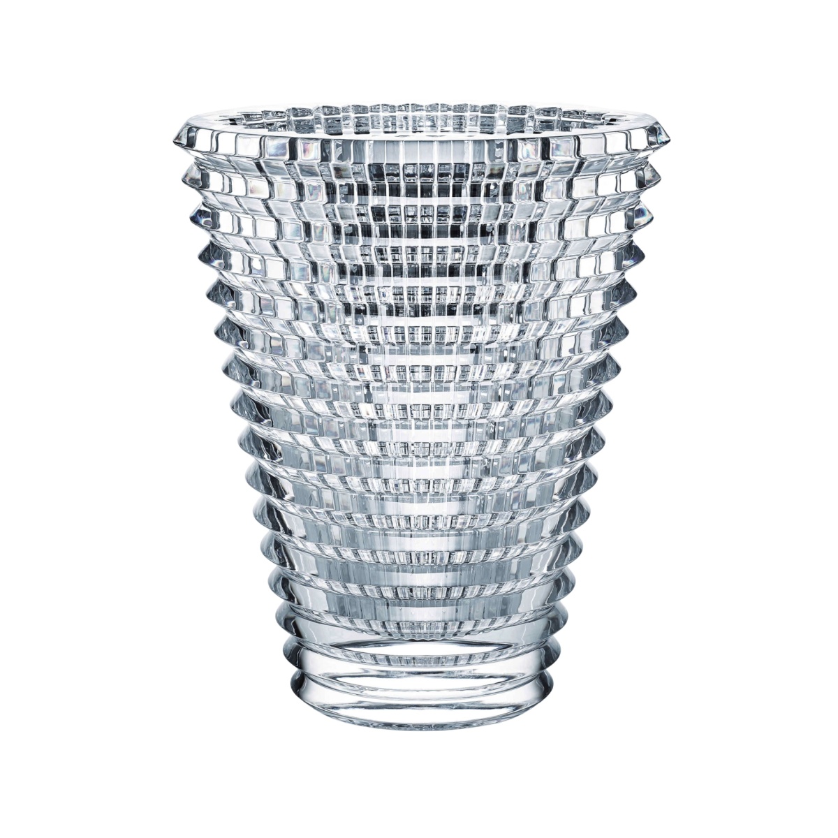 Baccarat, Eye vases, Oval vase extra-large, clear