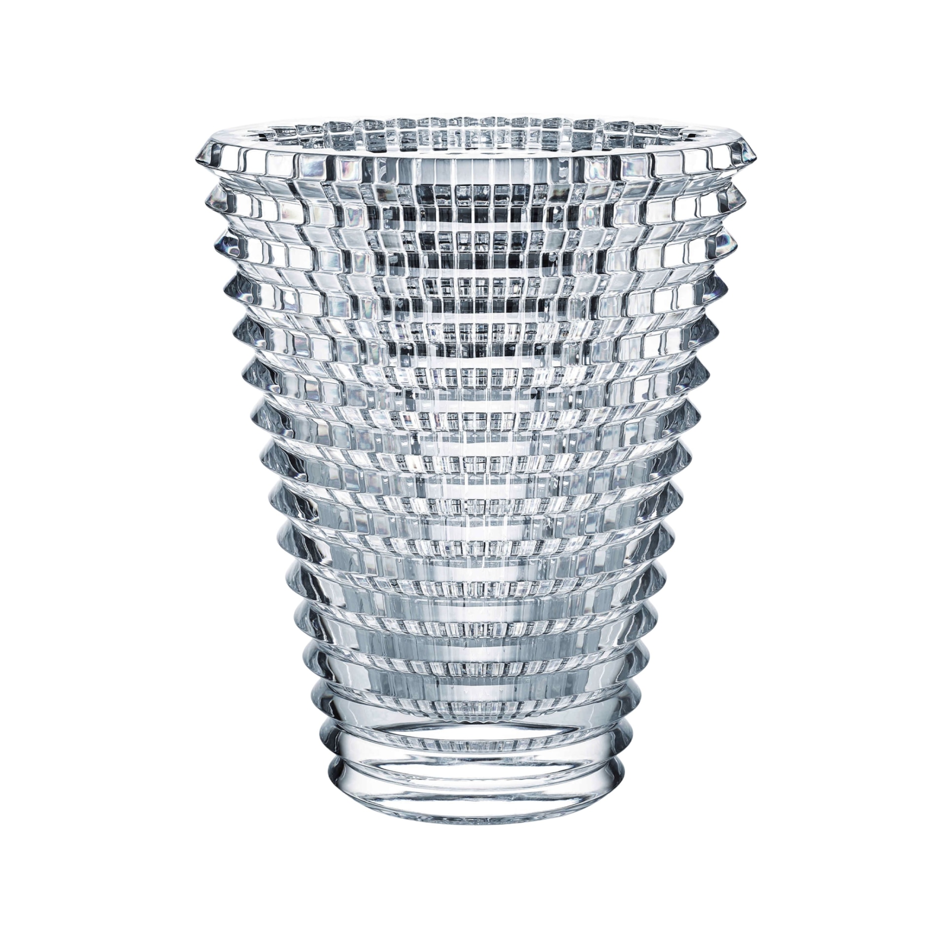 Baccarat, Eye vases, Oval vase extra-large, clear