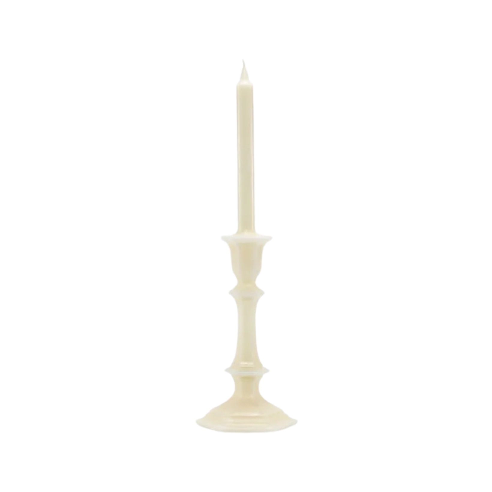 Baccarat, Harcourt candles, Candlestick candle, ivory