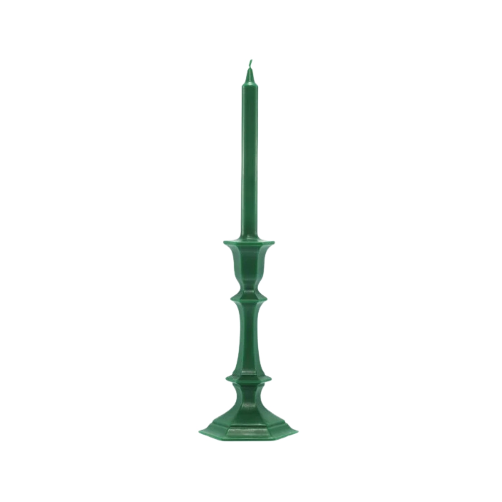 Baccarat, Harcourt candles, Candlestick candle, green