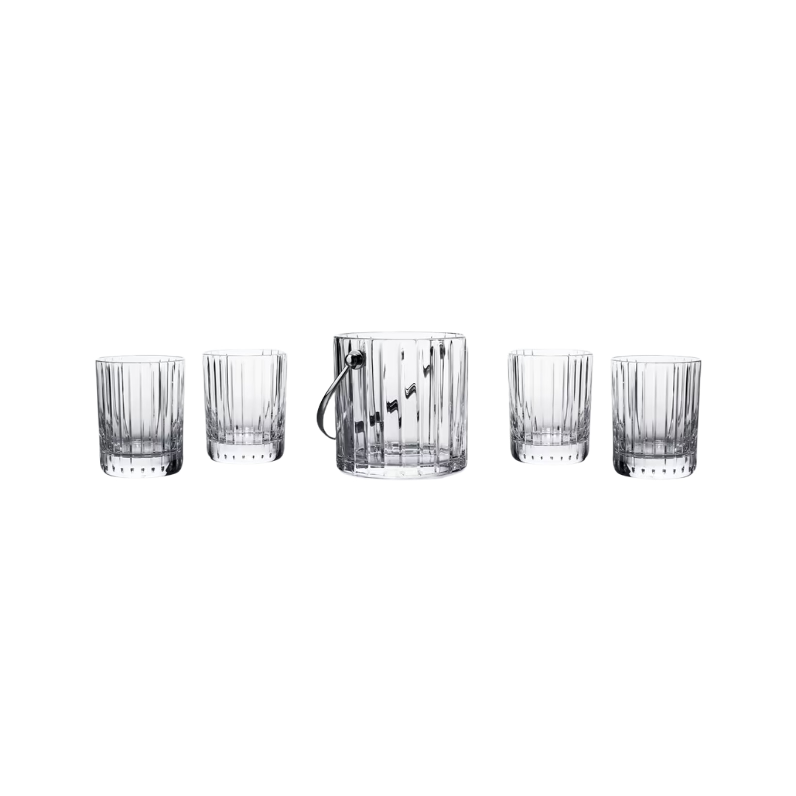 Baccarat, Harmonie bar collection, Tumblers and ice bucket set