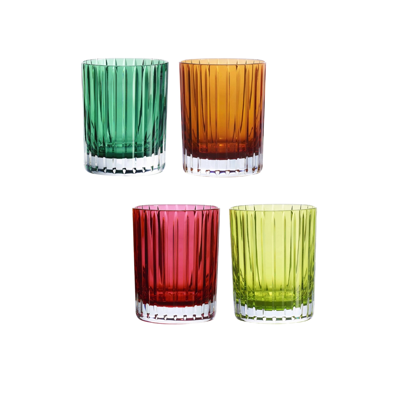 Baccarat, Harmonie colors of joy, Tumblers set of 4, intense