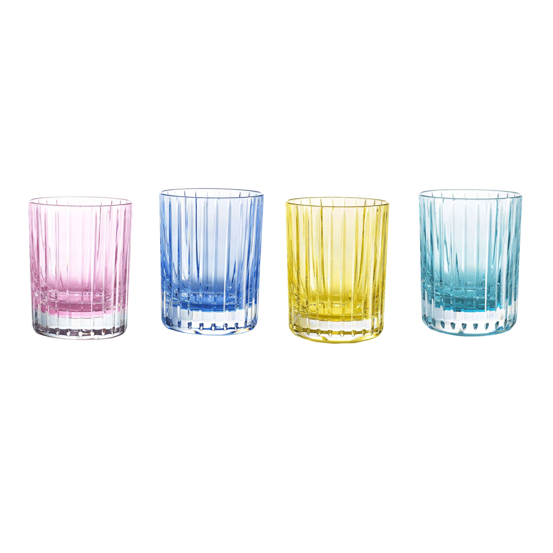 Baccarat, Harmonie colors of joy, Tumblers set of 4, pastel